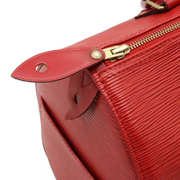 LOUIS VUITTON Louis Vuitton Epi Speedy 30 Handbag Boston Bag Leather Castilia... - Picture 6 of 7